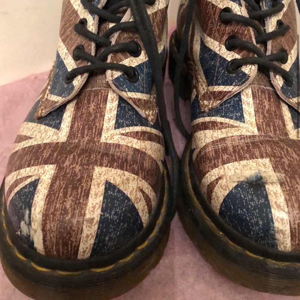 RARE Doc Martins Union Jack